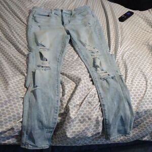 American Eagle Size 8 Light Blue Jeans